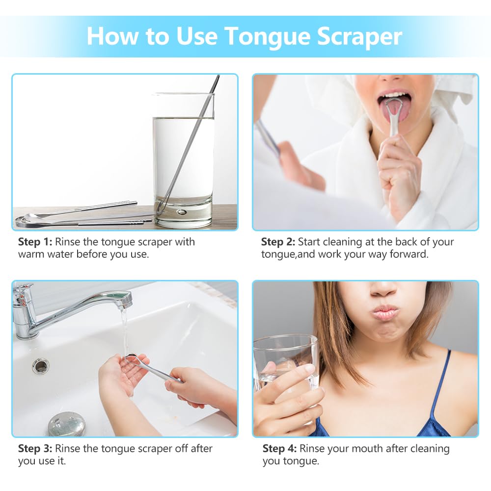 Tongue Scraper Set (3pcs)